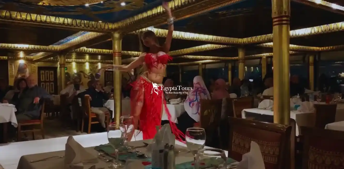 Nile Dinner Cruise With Belly Dancing Experience