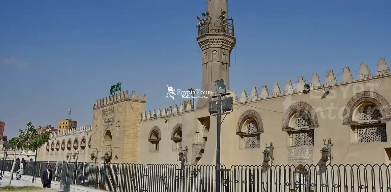 Amr-Ibn-Al-Aas-Mosque-Exterior-View-Historic-Islamic-Landmark-Cairo-EgyptaTours