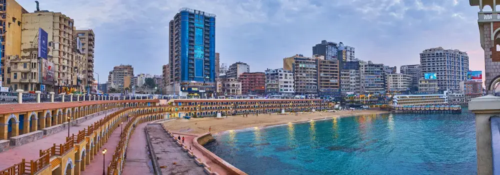 Alexandria-Corniche-Seaside-View-EgyptaTours