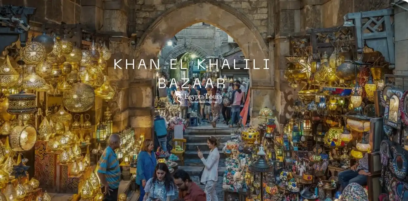 Khan-El-Khalili-Bazaar-Busy-Narrow-Streets-Filled-With-Shops-And-Visitors-EgyptaTours