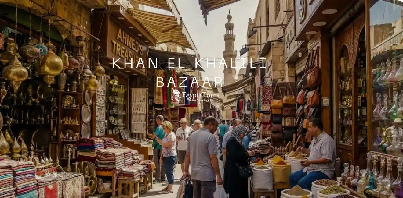Khan-El-Khalili-Bazaar-Colorful-Stalls-Selling-Spices-And-Handicrafts-EgyptaTours
