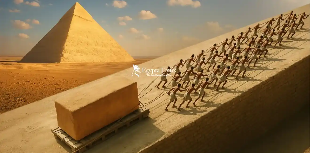 Mysteries-Of-How-The-Great-Pyramid-Was-Built-EgyptaTours