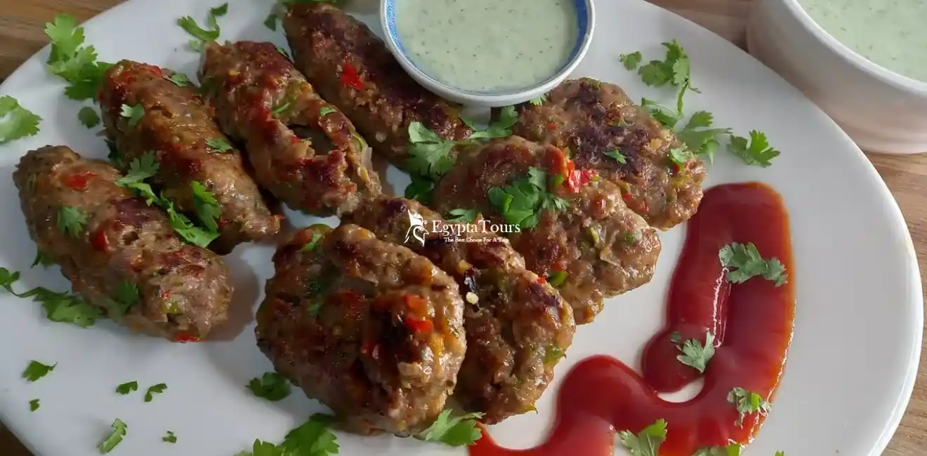 Egyptian-Dishes-Kabab-And-Kofta-Grilled-Meat-Delicacy-EgyptaTours