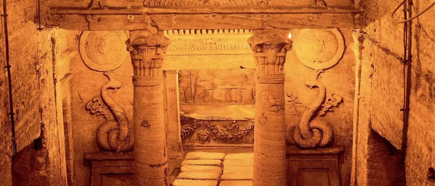 Your Best Guide to How to Spend A Night in Alexandria 9 how-to-spend-a-night-in-Alexandria-Catacombs-of-Kom-el-Shoqafa