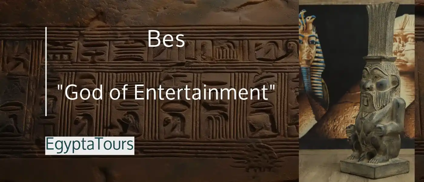 List of Ancient Egyptian Gods and Goddesses: 50 (Names & Magical Facts) 25 Bes-God-of-Entertainment-Ancient-Egyptian-gods-and-goddesses-EgyptaTours