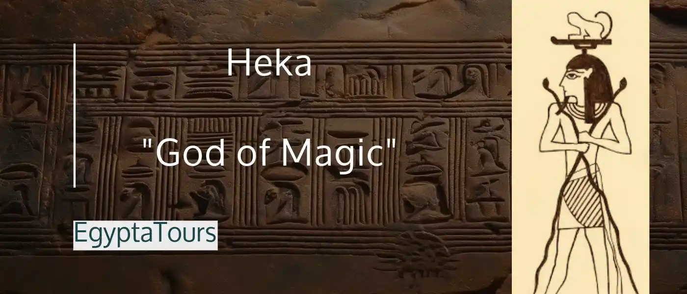 List of Ancient Egyptian Gods and Goddesses: 50 (Names & Magical Facts) 29 Heka-God-of-Magic-Ancient-Egyptian-gods-and-goddesses-EgyptaTours