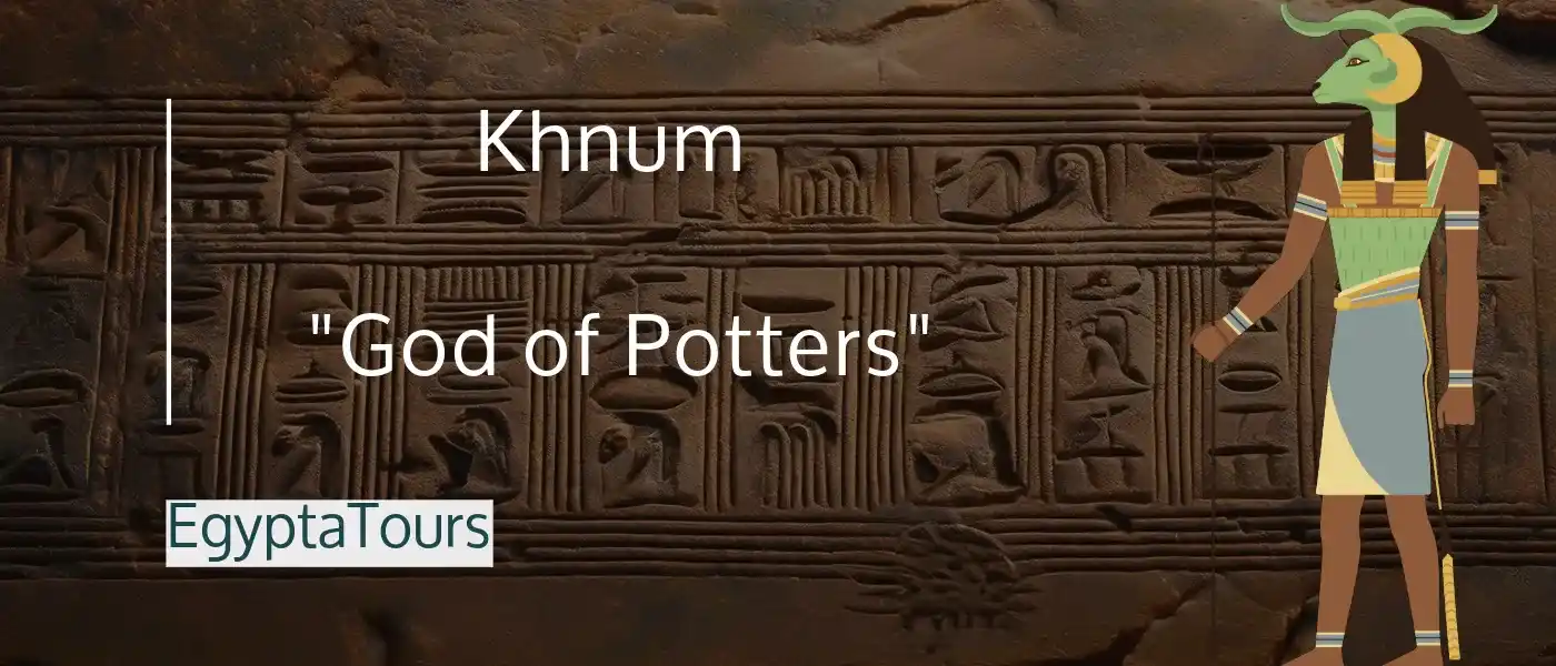 List of Ancient Egyptian Gods and Goddesses: 50 (Names & Magical Facts) 22 Khnum-God-of-Potters-Ancient-Egyptian-gods-and-goddesses-EgyptaTours