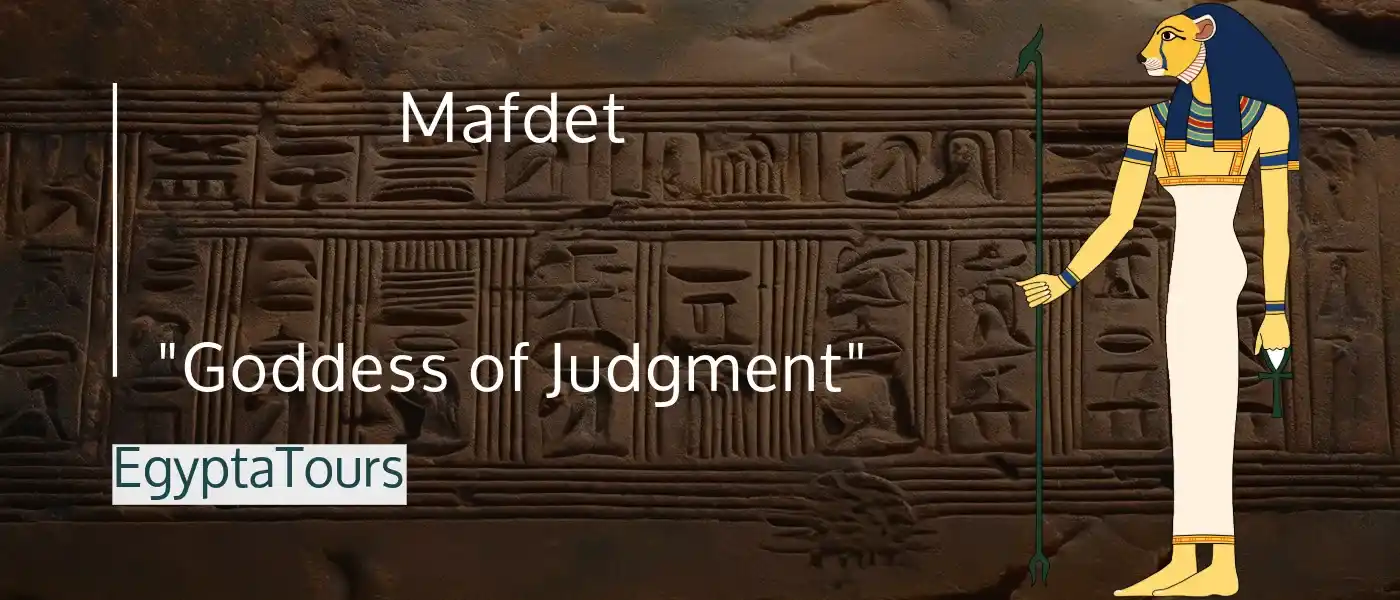 List of Ancient Egyptian Gods and Goddesses: 50 (Names & Magical Facts) 44 Mafdet-Goddess-of-Judgment--Ancient-Egyptian-gods-and-goddesses-EgyptaTours