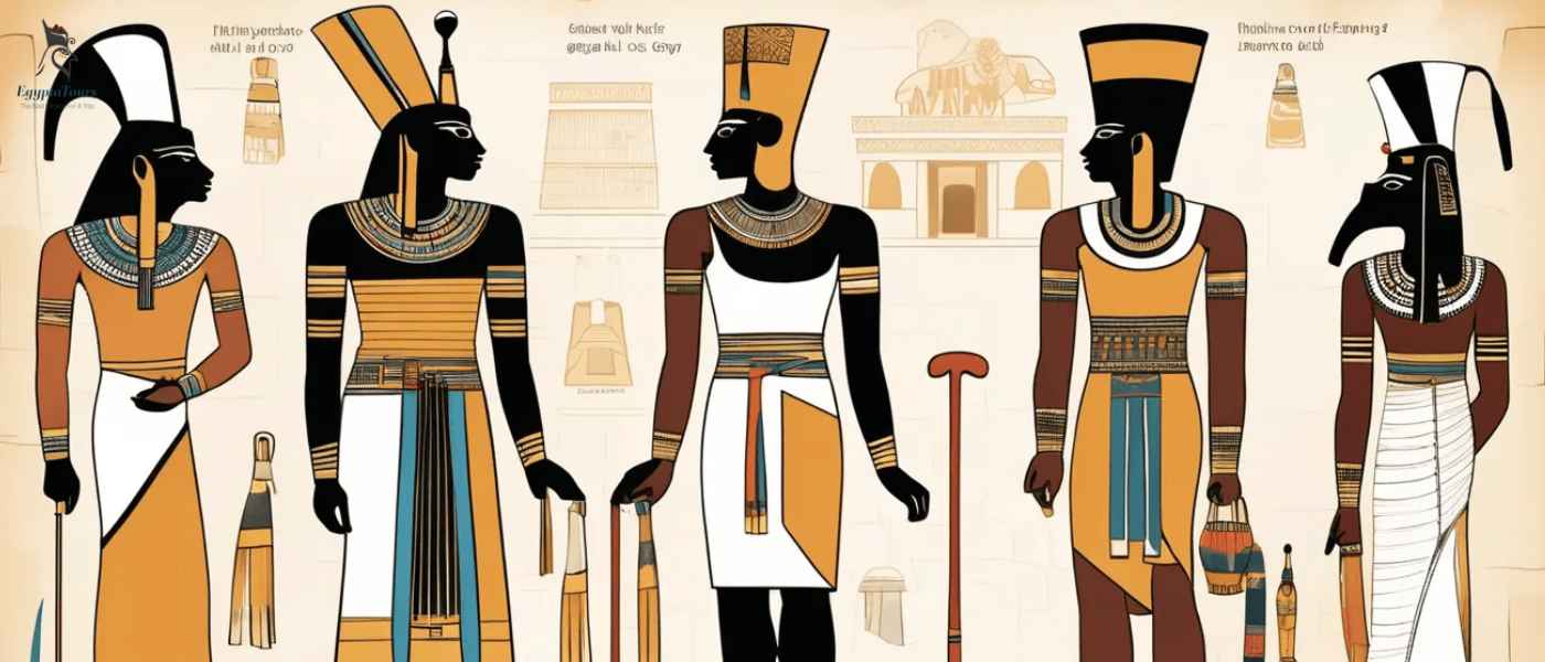 Ancient Egyptian Clothing: Magical Fashion of the Pharaohs and Nobles 7 Clothes-in-ancient-Egypt-Middle-the Middle-Kingdom-EgyptaTours