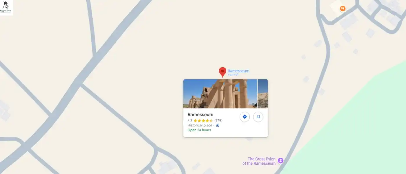 Location-of-the-Ramesseum-Temple-EgyptaTours