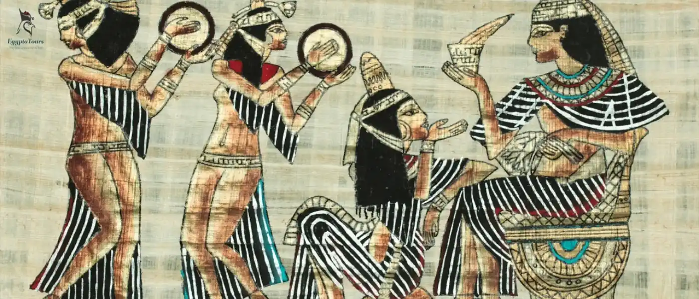 Ancient Egypt Music: Discovering Magical Instruments 8 Percussion-Instruments-in-Ancient-Egypt-Music-EgyptaTours