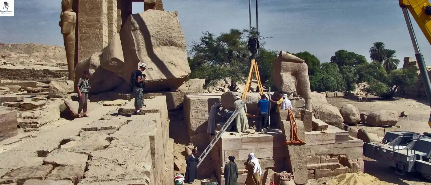 Ramesseum-Restoration-Project-EgyptaTours