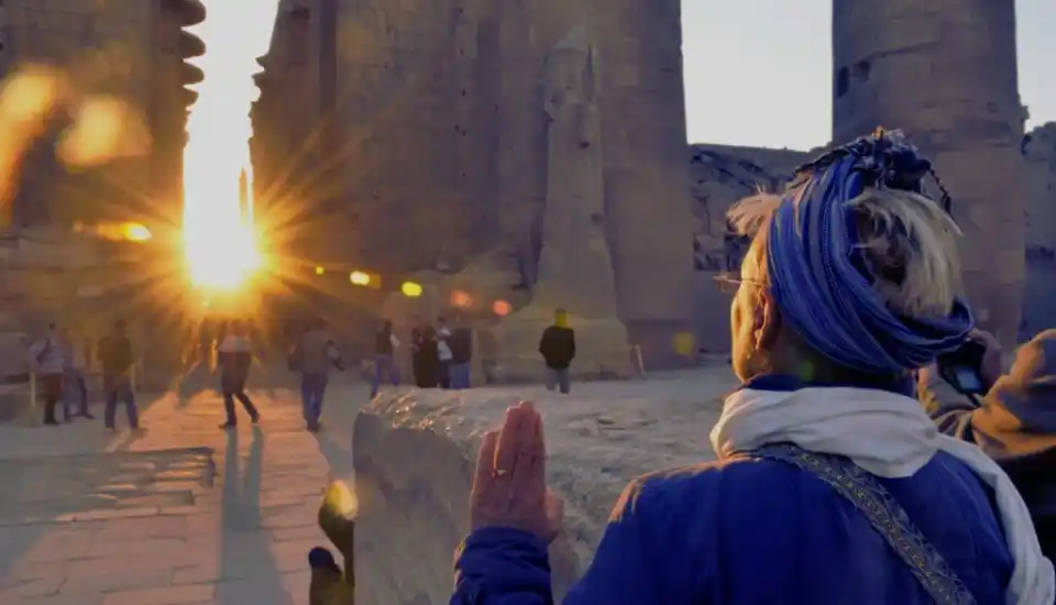Magical Winter Solstice Sunrise at Karnak Temple