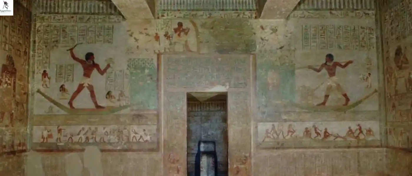 Design-of-Beni-Hassan-tombs-EgyptaTours