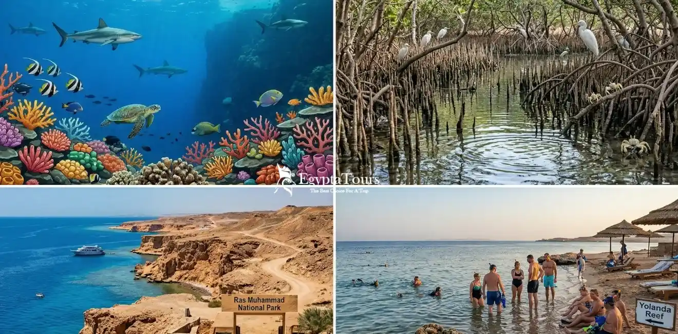 Ras Mohamed National Park: A Complete Guide to Egypt’s Natural Paradise 4 Entertainment-and-Tourist-attractions-of-Ras-Muhammad-reserve-EgyptaTours