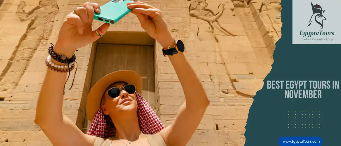 Best Egypt Tours in November 2026: Weather, Prices & Top Itineraries 4 Egypt-Tours-in-November-visiting-Philae-Temple-EgyptaTours
