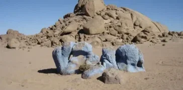 The Magical Blue Desert
