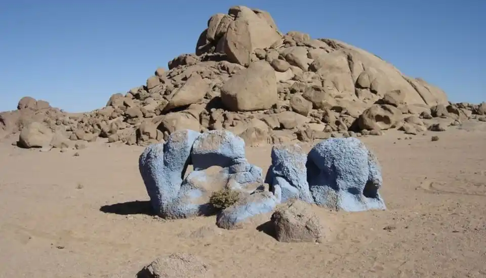 The Magical Blue Desert