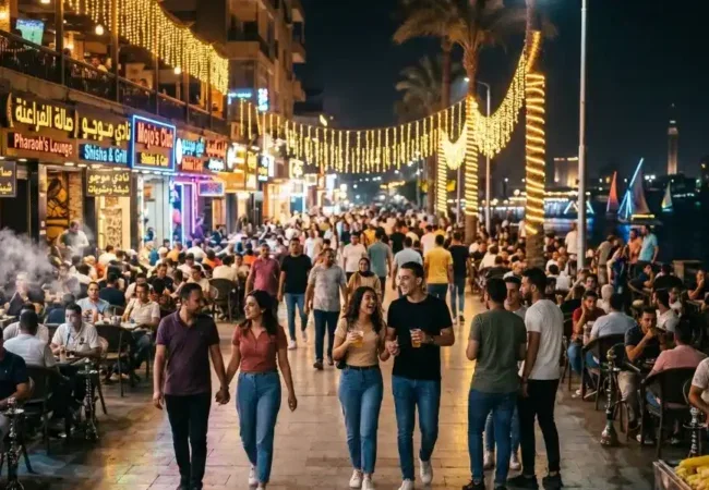 The-Ultimate-Guide-to-Nightlife-in-Egypt-Clubs-Bars-Evening-Tours-EgyptaTours-Featured-Image