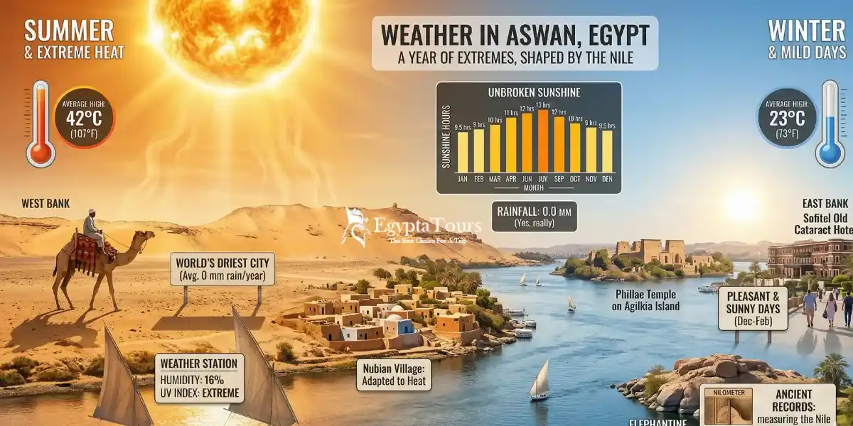 Weather in Aswan Egypt: Monthly Guide & Best Time to Visit