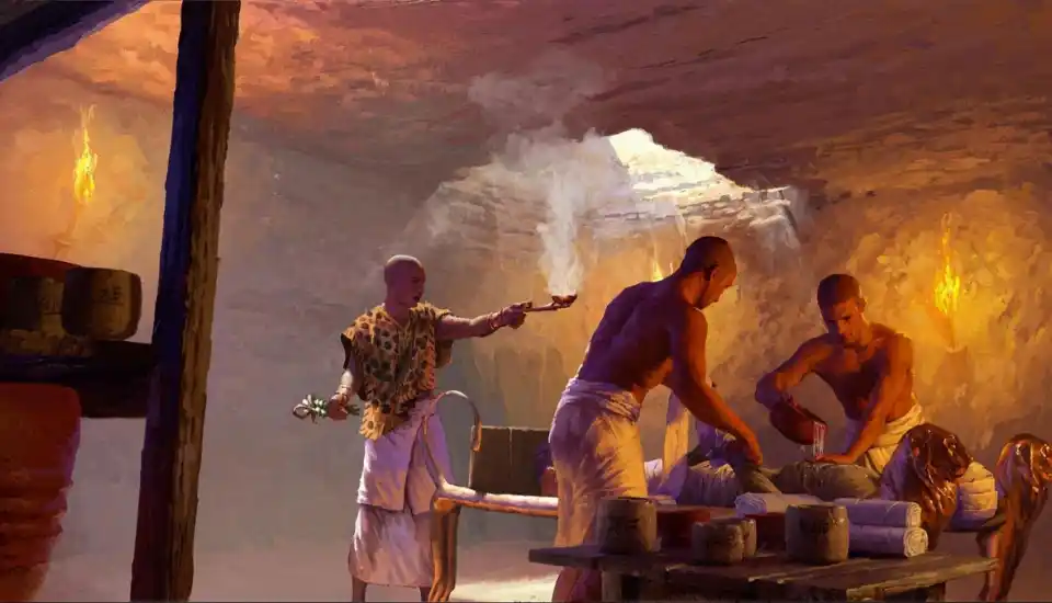 The ancient Egyptians were preoccupied with the human condition and fate after death