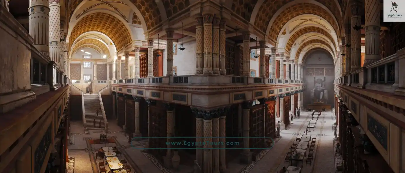 who burned the library of Alexandria 7 Who-burned-the-Alexandria-Library-Renovation-of-the-Library-EgyptaTours