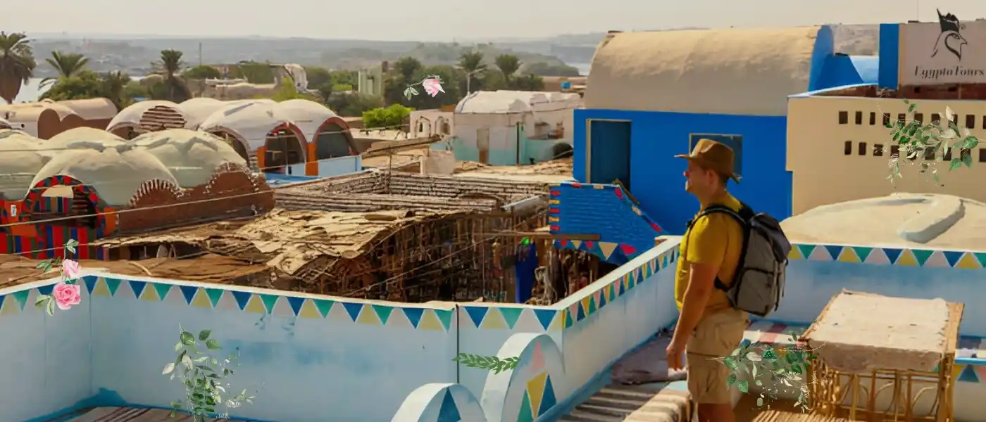 enjoying-the-Nubian-village-Best-Things-To-Do-in-Egypt-For-Honeymooners-EgyptaTours