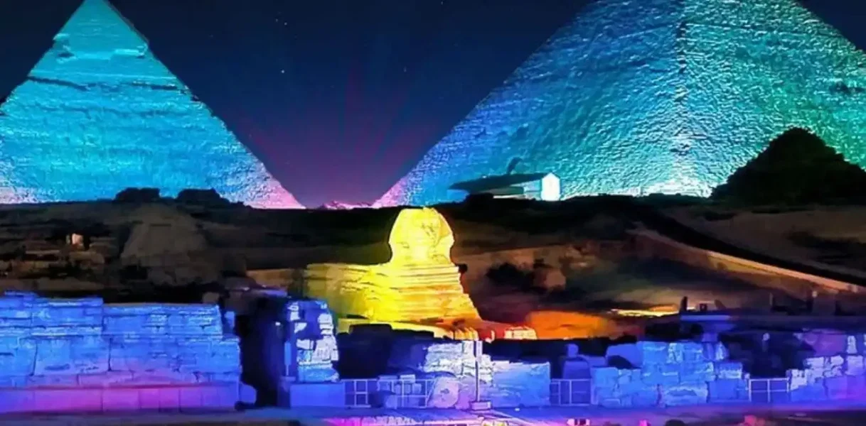 Fascinating Sound and light show Giza Pyramids