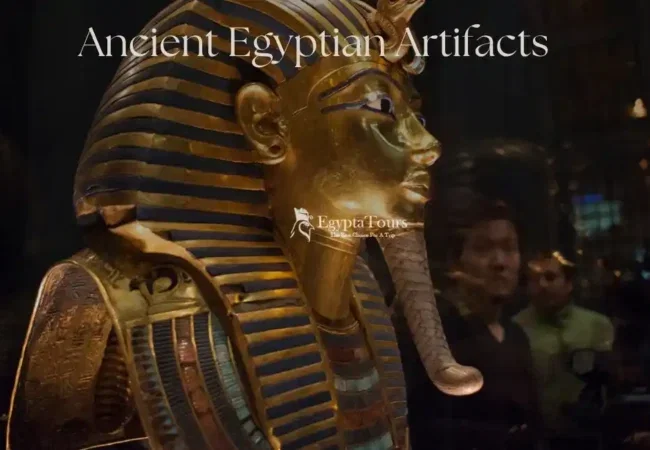 Ancient-Egyptian-Artifacts-The-Golden-Mask-of-Tutankhamun-EgyptaTours