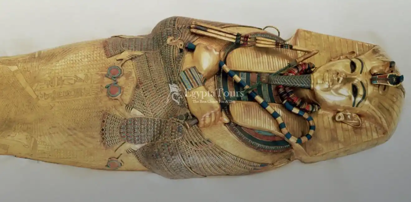 Ancient Egyptian Coffins 4 The-Evolution-of-Ancient-Egyptian-Coffin-Design-Tutankhamen-Coffin-EgyptaTours