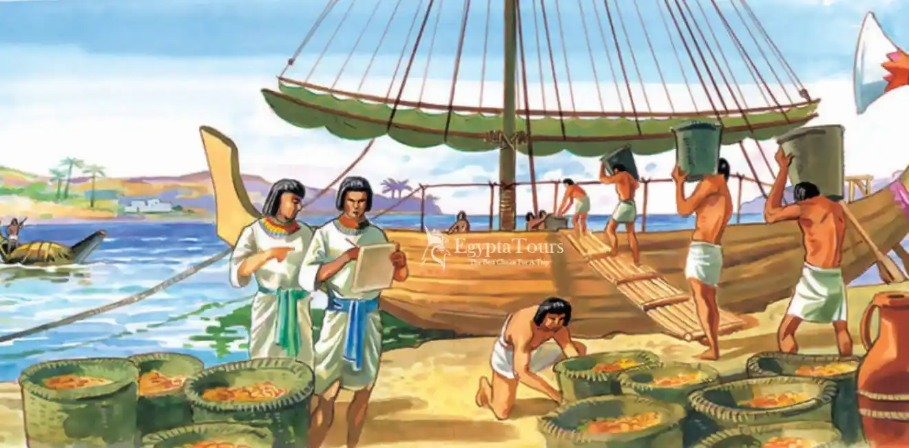 Trade in Ancient Egypt 7 The-Origin-of-Trade-in-Ancient-Egypt-EgyptaTours