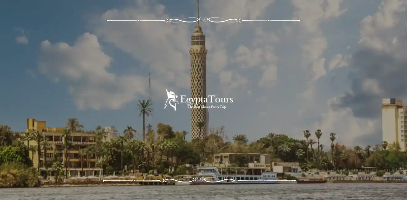 Cairo Tower 3 The-Tower-Location-and-its-View-of-the-Nile-River-EgyptaTours