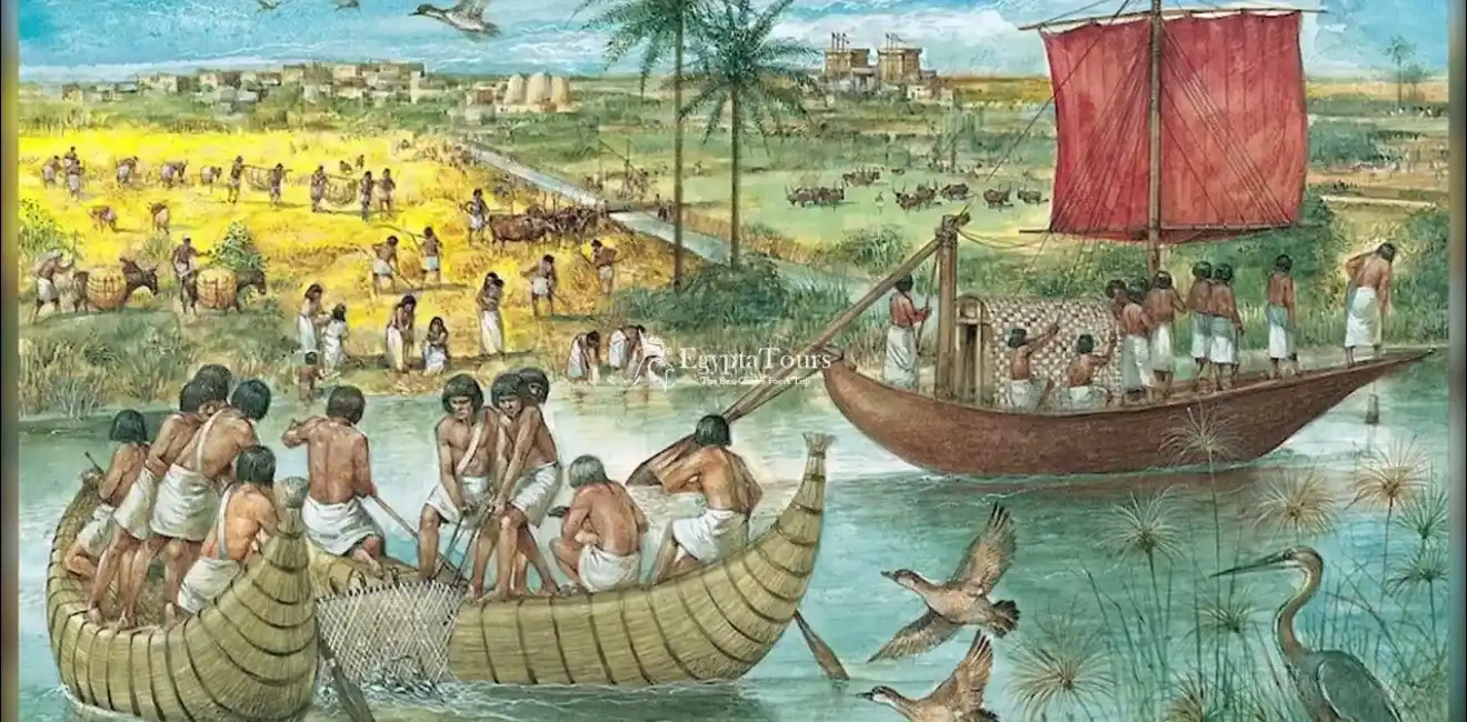 Fishermen-and-hunters-in-Ancient-Egypt-jobs-EgyptaTours