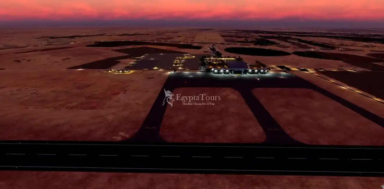Sphinx-Airport-Night-View-EgyptaTours