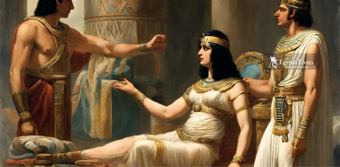Cleopatra-Relationship-With-Caesar-And-Antony-And-Its-Impact-On-Her-Rule-EgyptaTours
