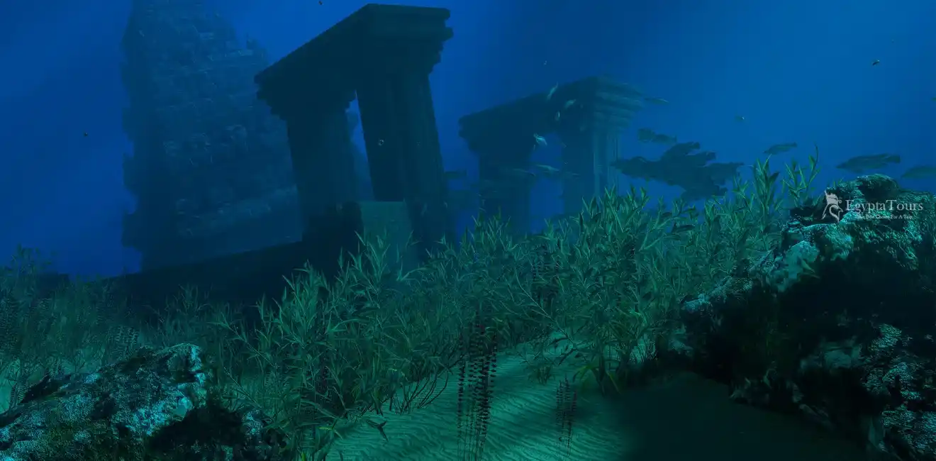 The Lost City of Heracleion 3 Temples-And-Statues-In-The-Sunken-City