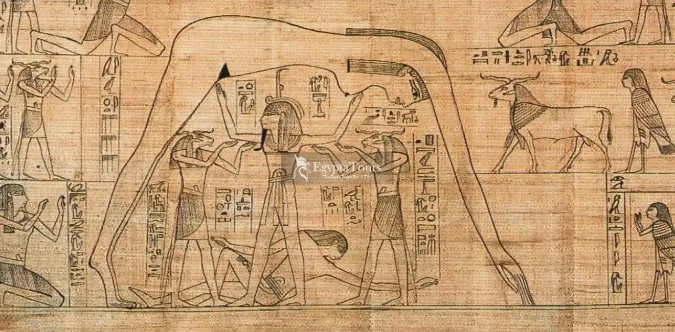 The Creation of Egyptian Mythology 3 The-Creation-of-Egyptian-Mythology-The-myth-of-Geb-and-Nut-EgyptaTours