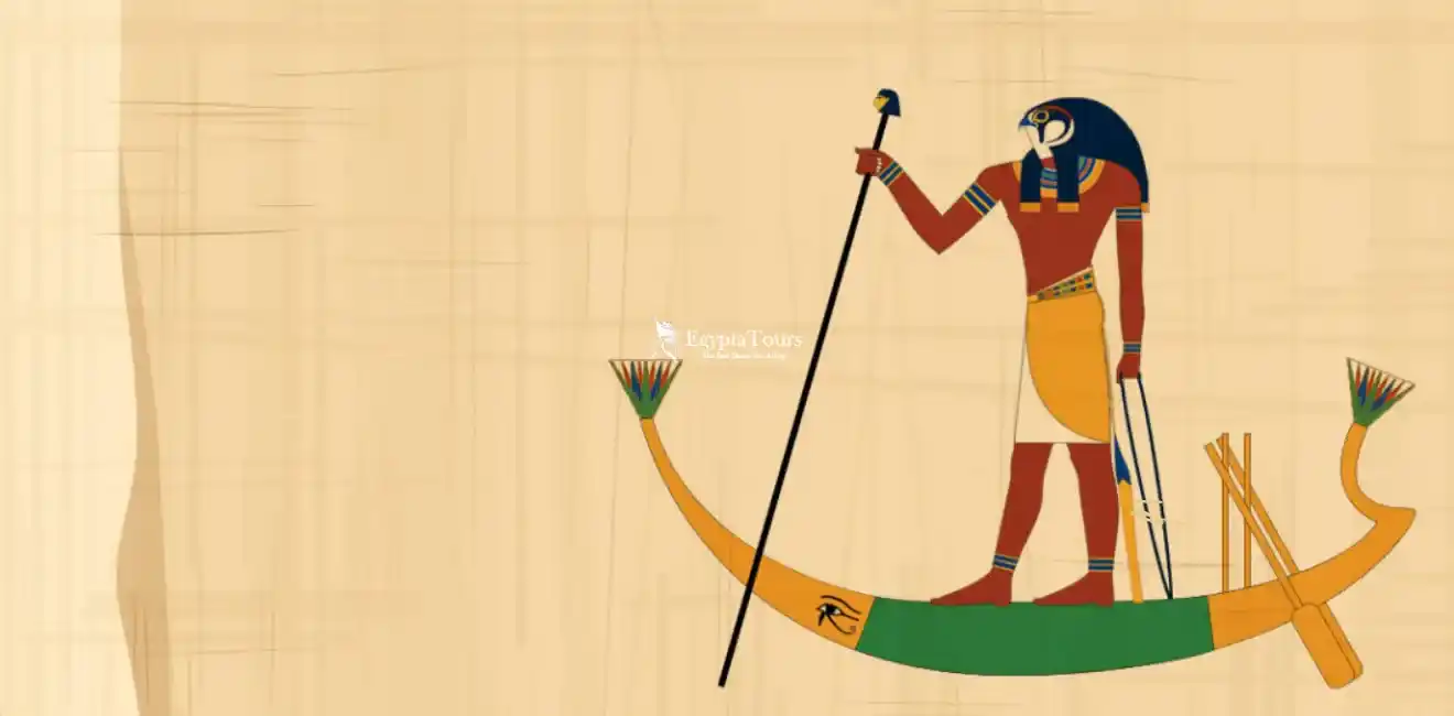 Top 60 Egyptian Ancient Gods 52 Nemty -The -Falcon -God