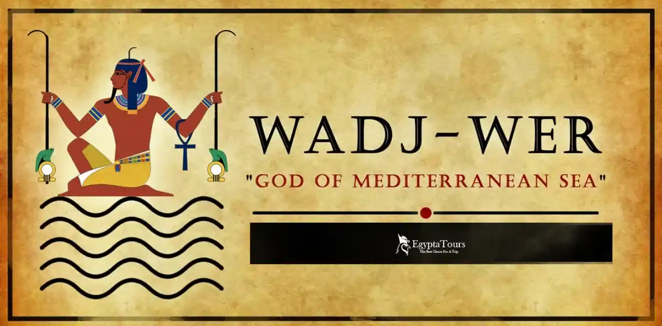 Top 60 Egyptian Ancient Gods 51 Wadj-wer- the -God -of- Mediterranean -Sea