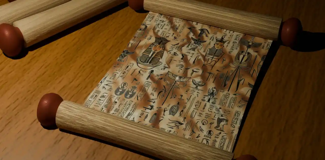 Writing-Tools-Used-By-The-Ancient-Egyptians-For-Inscriptions-On-Walls-And-Papyri