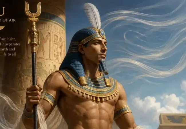 Egyptian-Shu God-EgyptaTours-Featured