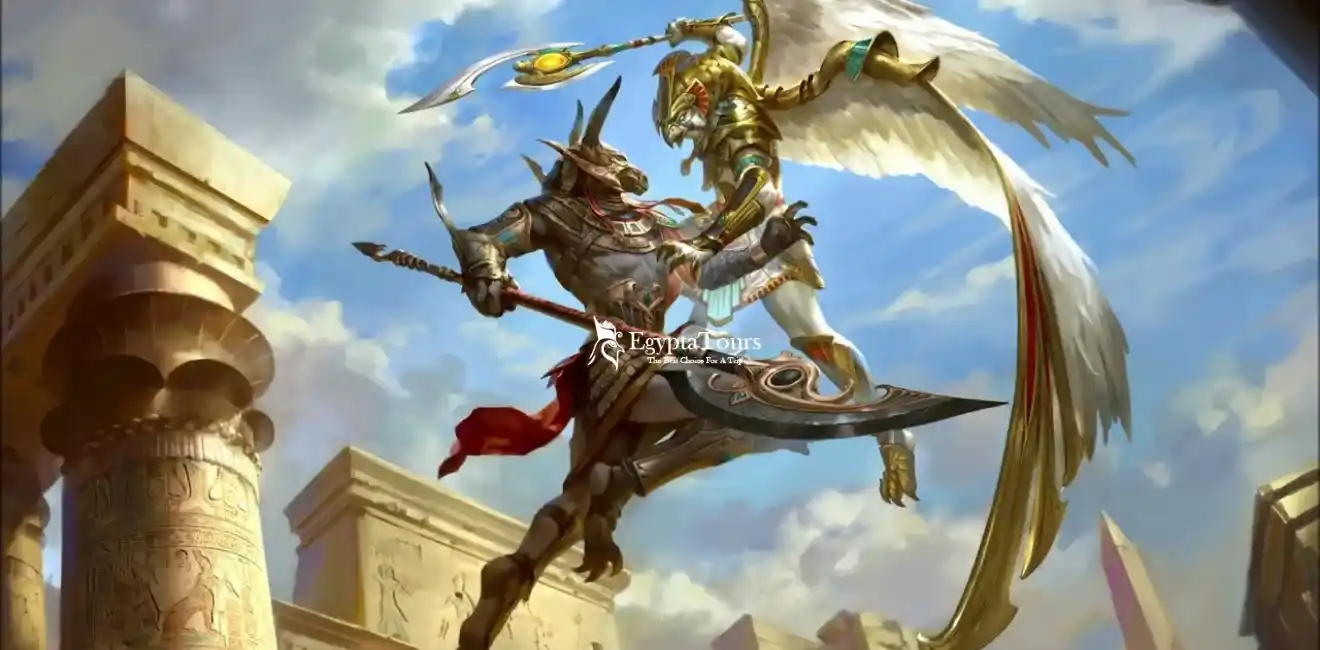 Horus Battle Mythology: Legends, Trials, and Divine Justice 2 The-Battle-between-Horus-and-Seth-EgyptaTours